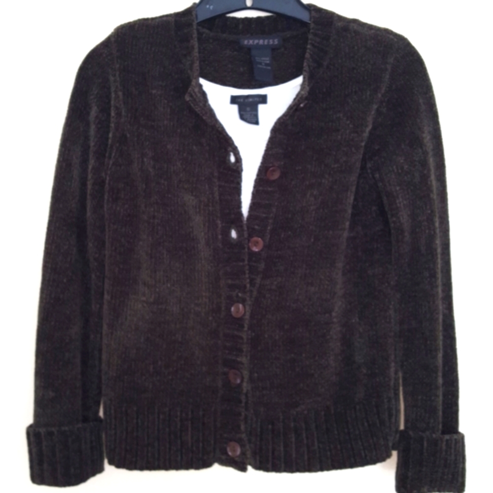 Express Button Down Sweater - image 6